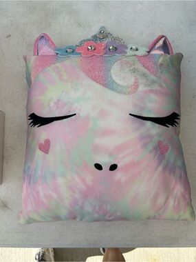 T.J.Maxx Pastel Unicorn Pillow in Pink, Mint & Lavender